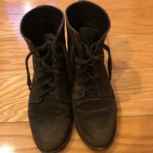 Thursday Boot co. President, water resistant olive suede